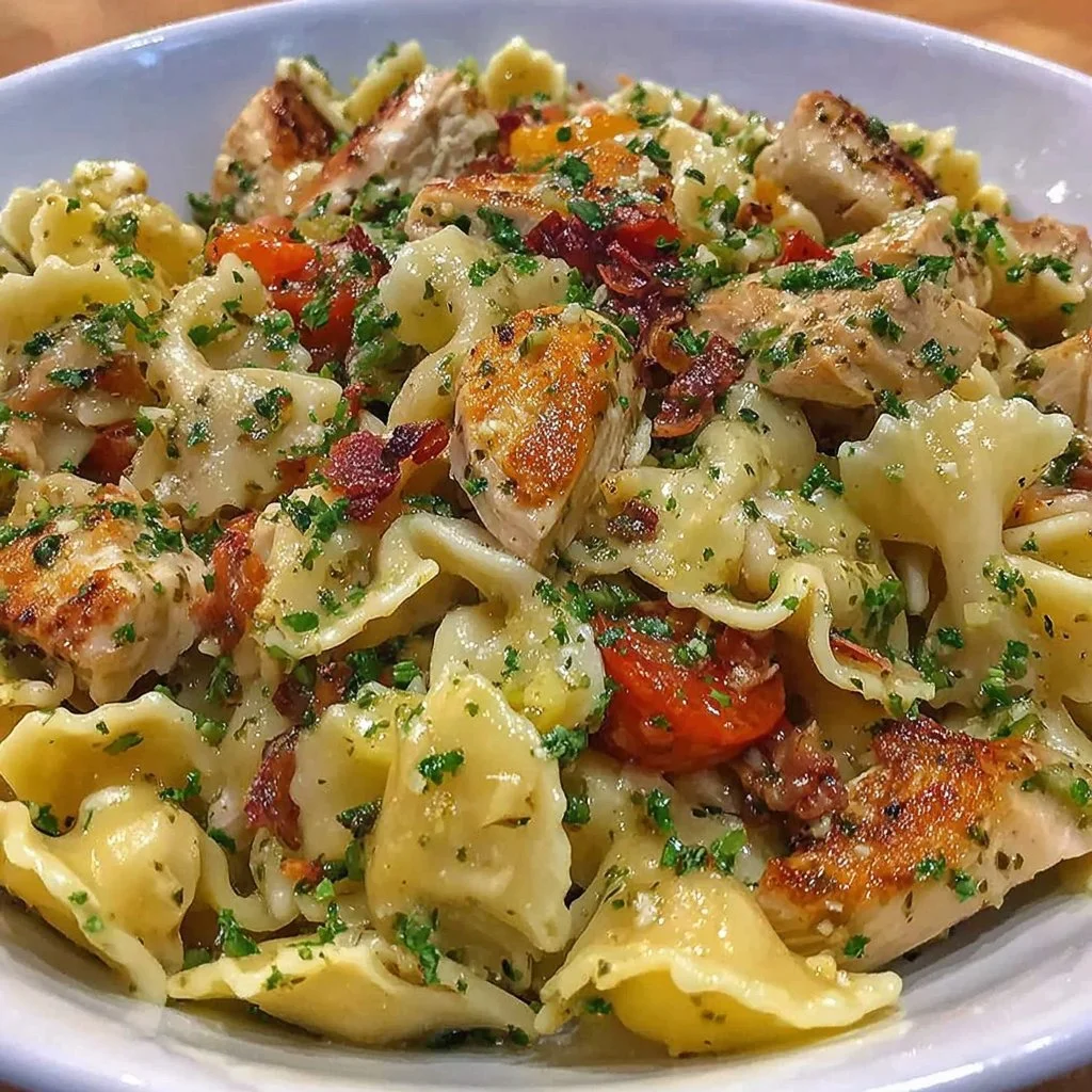 Chicken Pesto Pasta Salad