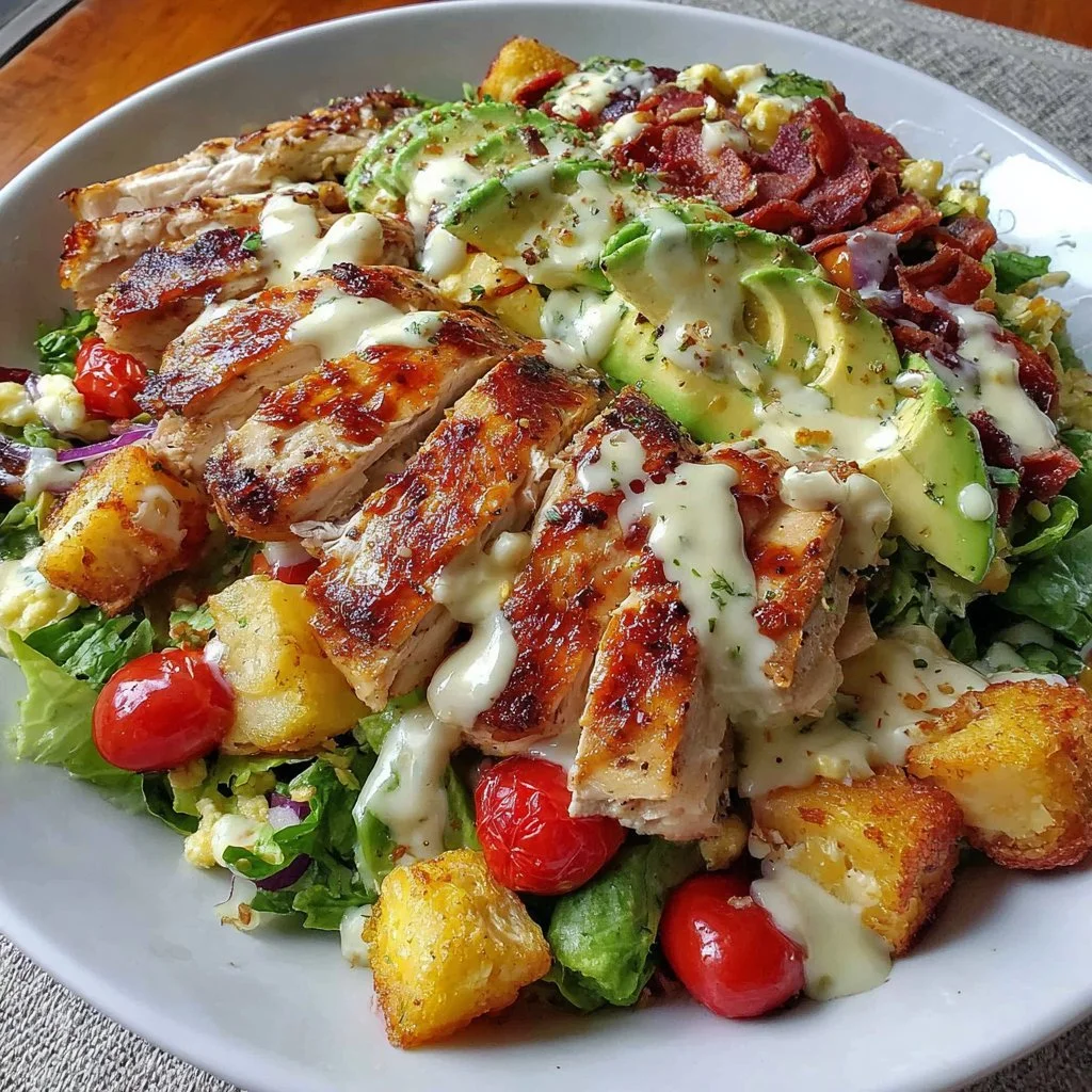 Paleo Grilled Chicken Cobb Salad