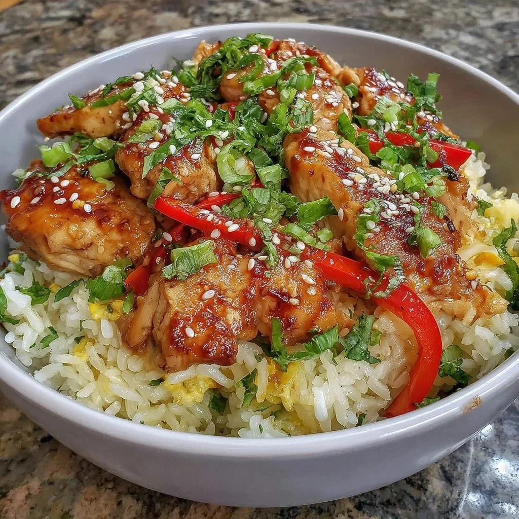Meal Prep Teriyaki Chicken Bowls