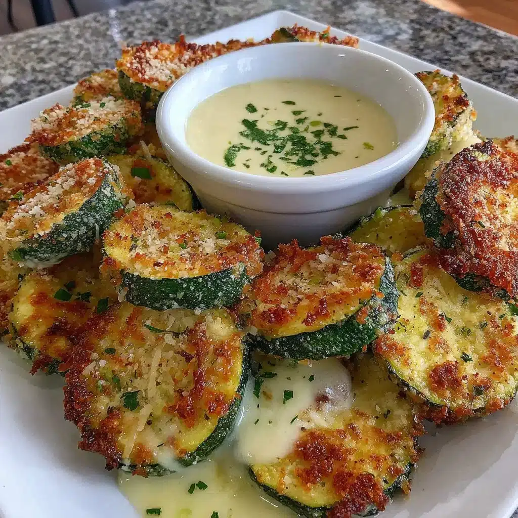 Crispy air fryer zucchini, golden and delicious, served in a bowl.