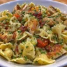Delicious Chicken Pesto Pasta Salad with fresh ingredients and vibrant colors