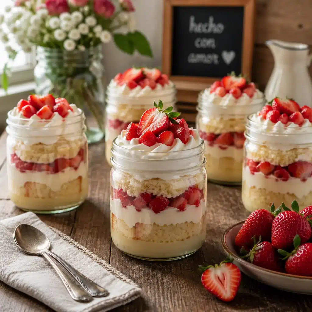 mini tres leches cake