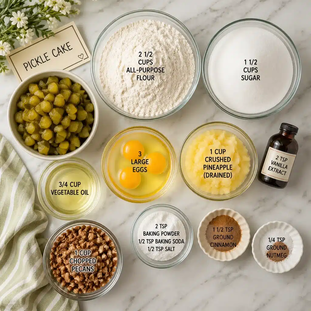 Tasty Pickle Cake Recipe for Your Next Fun Celebration