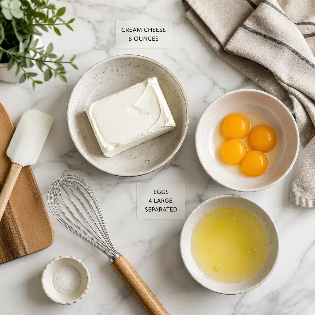 2 ingredient Japanese cheesecake
