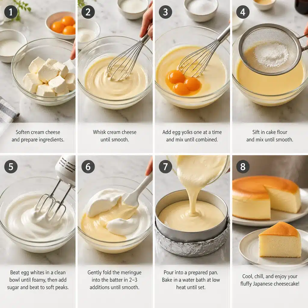 2 ingredient Japanese cheesecake