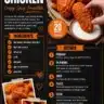 Delicious Air Fryer Buffalo Chicken served with dipping sauce