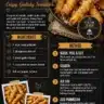 Crispy Air Fryer Garlic Parmesan Fries topped with fresh herbs