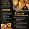 Air Fryer Garlic Parmesan Shrimp served on a plate with garnishes
