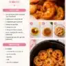 Delicious air fryer shrimp recipe cooking in an air fryer