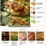 Delicious baked chicken alongside seasoned asparagus on a plate