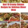Creamy chicken recipes for delicious dinner ideas