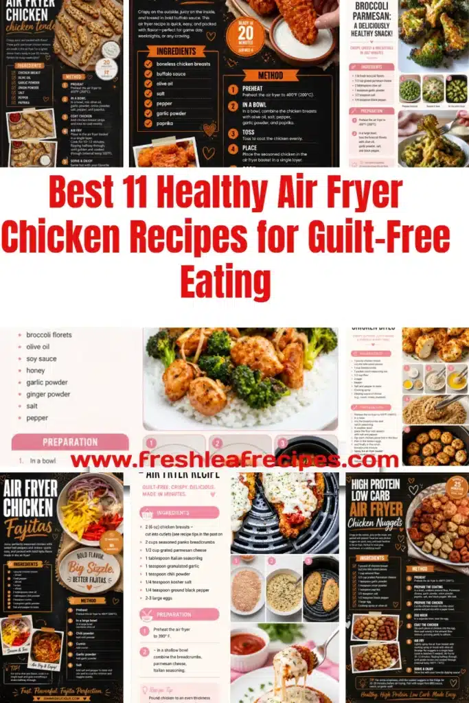 Healthy air fryer chicken recipes for guilt-free eating