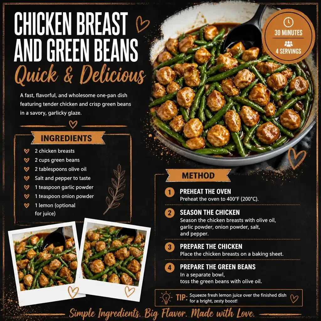 Chicken Breast and Green Beans