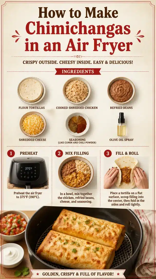 How to Make Chimichangas in an Air Fryer