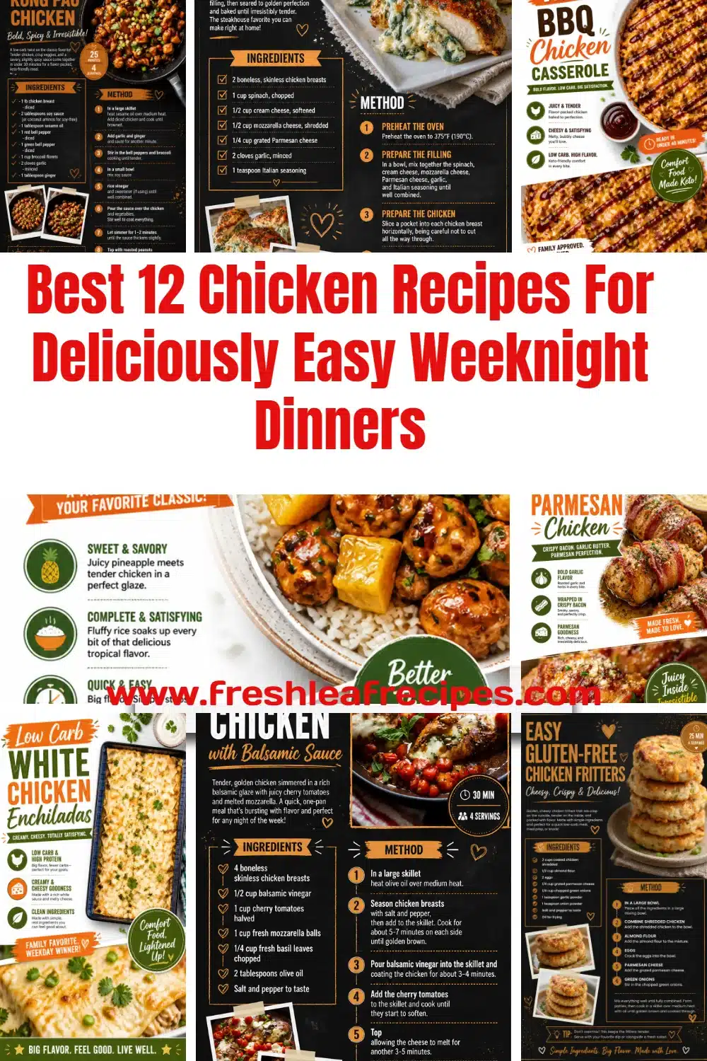 Easy weeknight chicken recipes for quick and delicious dinners