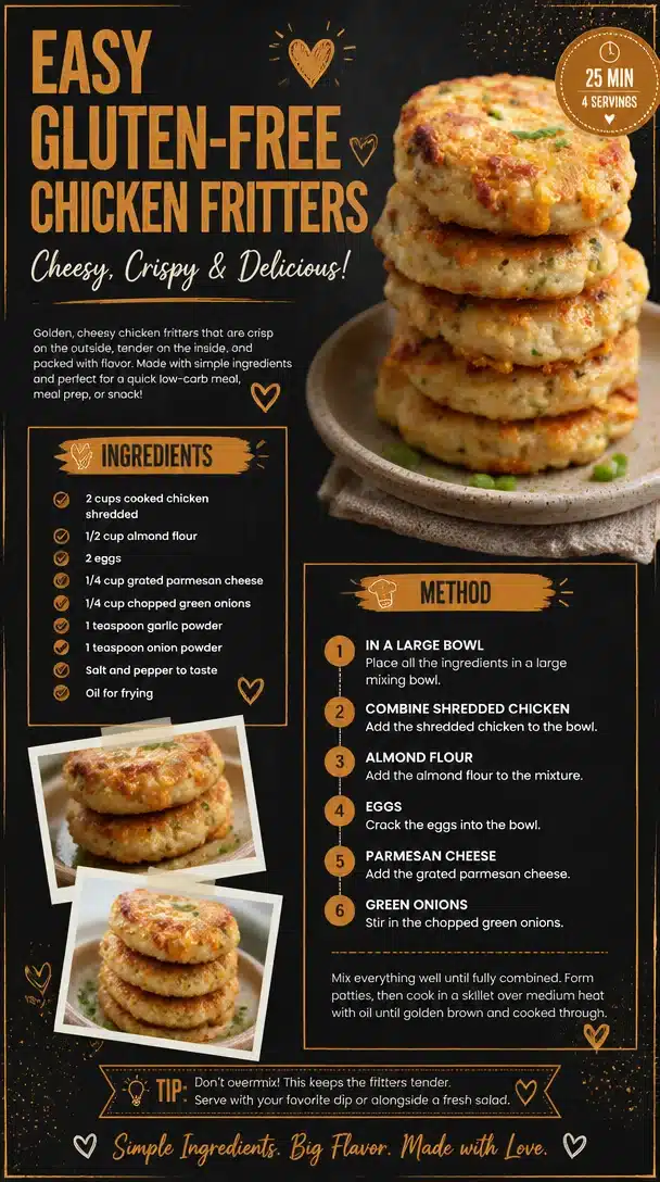 Easy Gluten-Free Chicken Fritters
