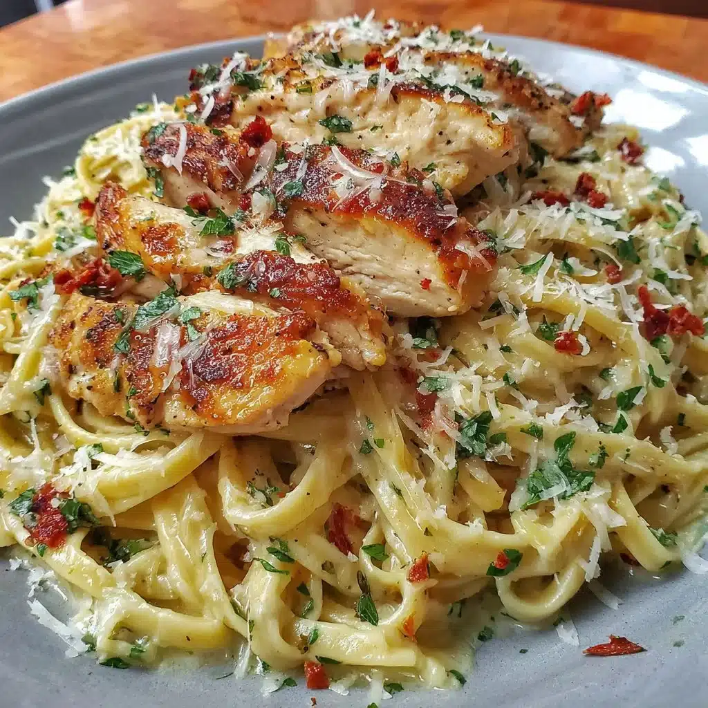 Creamy Garlic Parmesan Chicken Pasta