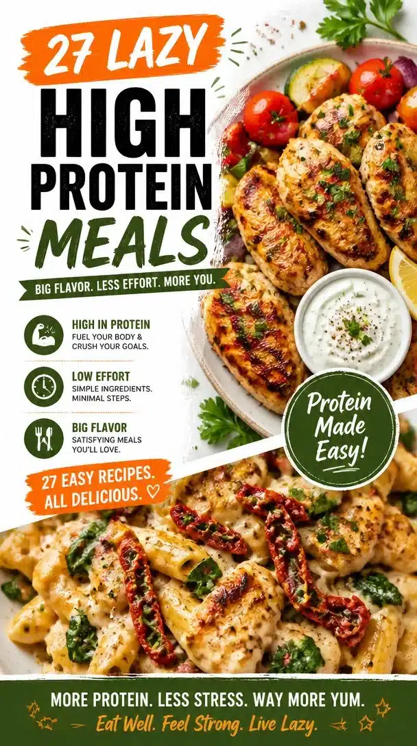 27 Lazy High Protein Meals