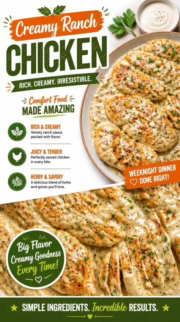 Creamy Ranch Chicken