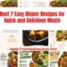 A variety of easy dinner recipes for quick and delicious meals.
