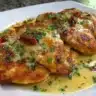 Delicious Chicken Francese served with lemon-butter sauce