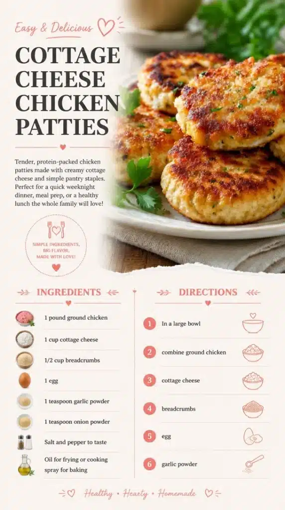 Delicious cottage cheese chicken patties served with vegetables in a cozy setting.