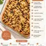 Cozy Chicken Burrito Casserole baked dish topped with cheese and spices
