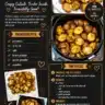 Crispy air fryer potatoes served in a bowl with herbs