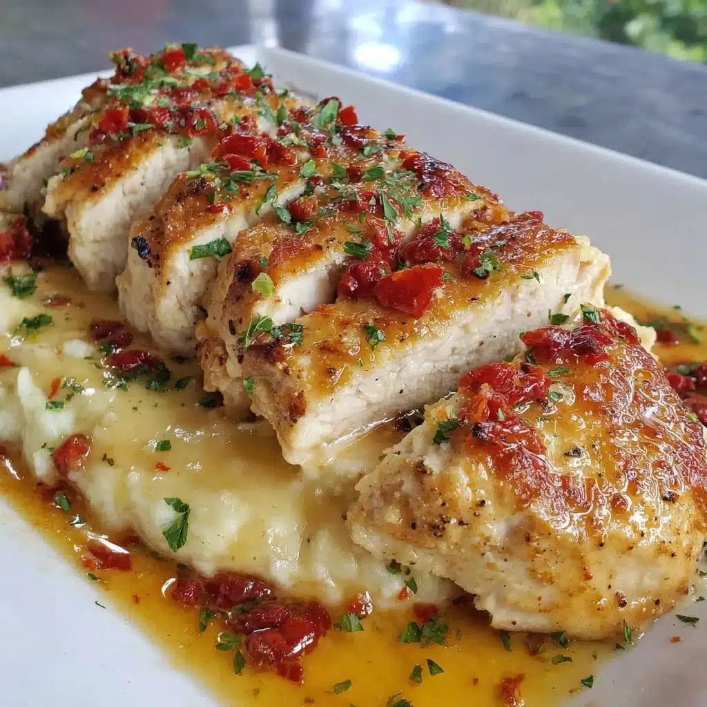 Delicious easy cream cheese chicken recipe served on a plate