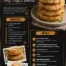 Delicious easy gluten-free chicken fritters served on a plate with a side of dipping sauce.
