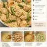High protein chicken orzo with vegetables garnished for a nutritious meal