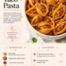 High Protein Taco Pasta dish garnished with fresh herbs and cheese