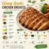 Honey Garlic Chicken Breasts with a sweet and savory glaze