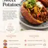 Delicious taco stuffed sweet potatoes topped with fresh ingredients