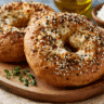 Air Fryer Cottage Cheese Protein Bagels: Healthy & Easy Recipe