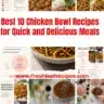 Delicious chicken bowl recipes for quick meal preparation
