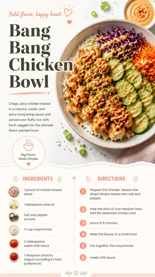 Bang Bang Chicken Bowl