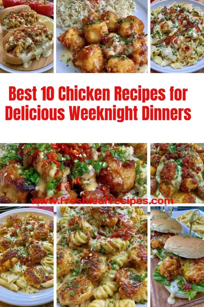 Delicious weeknight chicken recipes for quick and easy meals