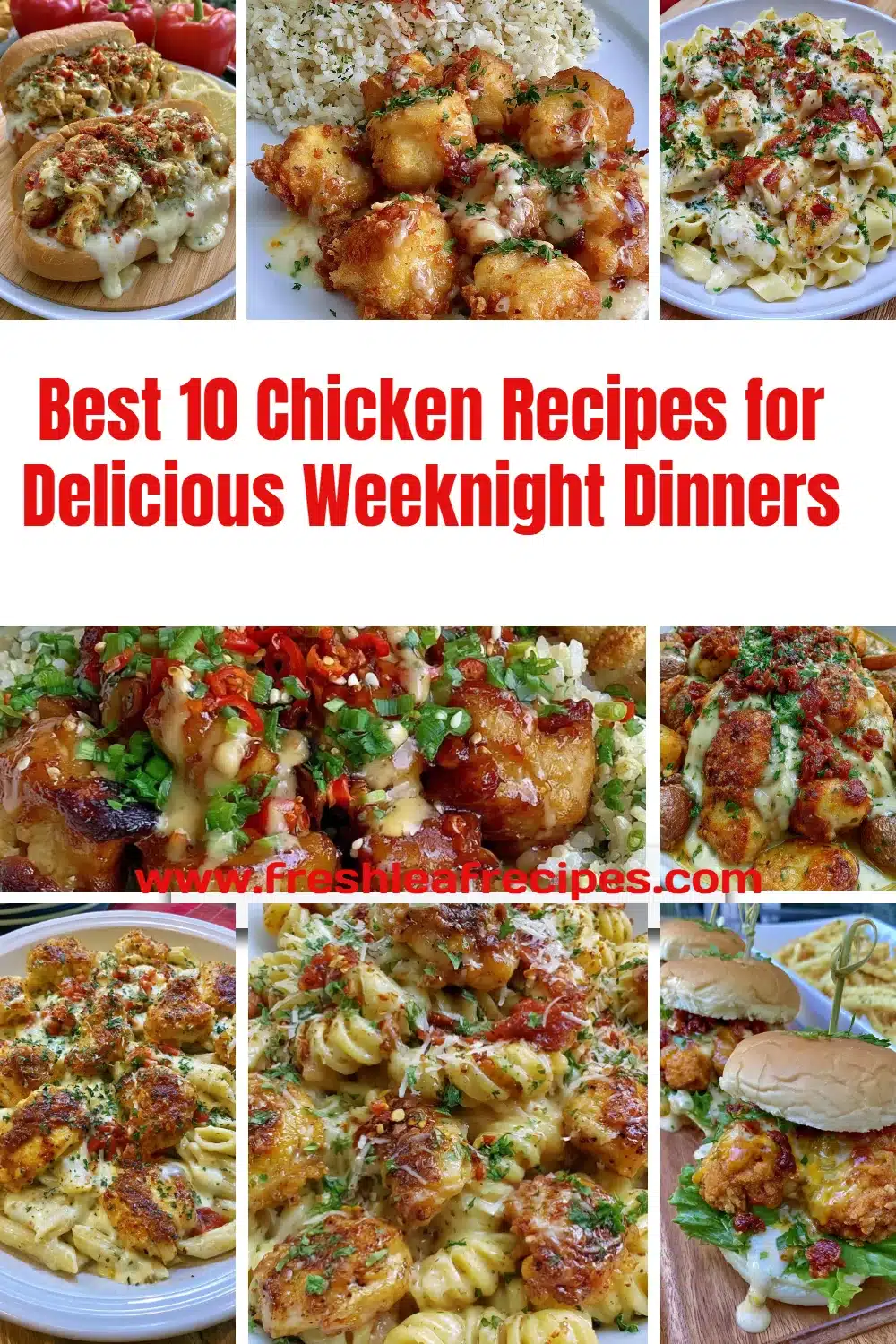 Delicious weeknight chicken recipes for quick and easy meals