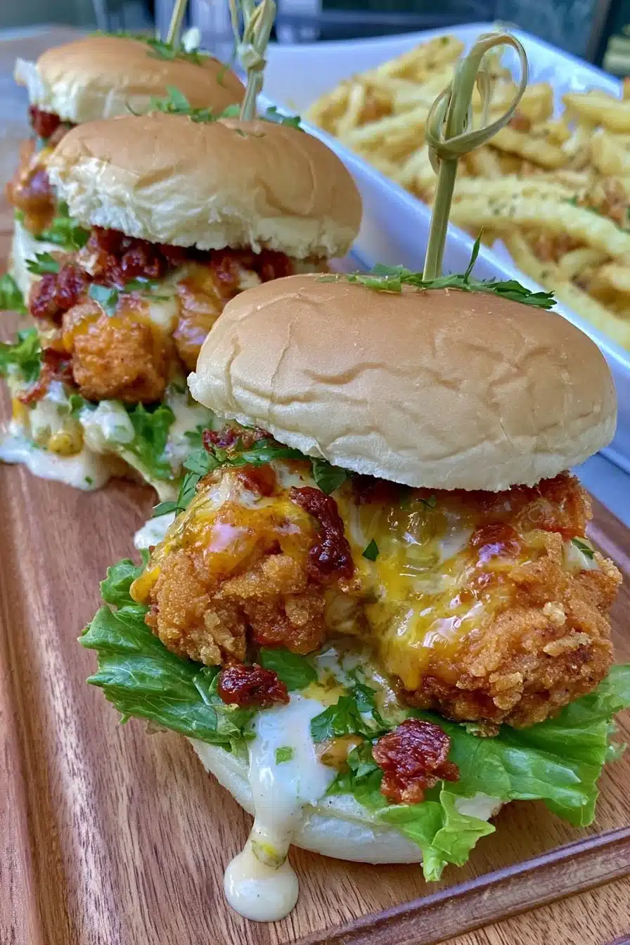 Bang Bang Chicken Sliders