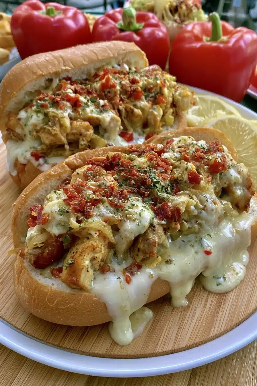 Chicken Philly Cheese Steaks