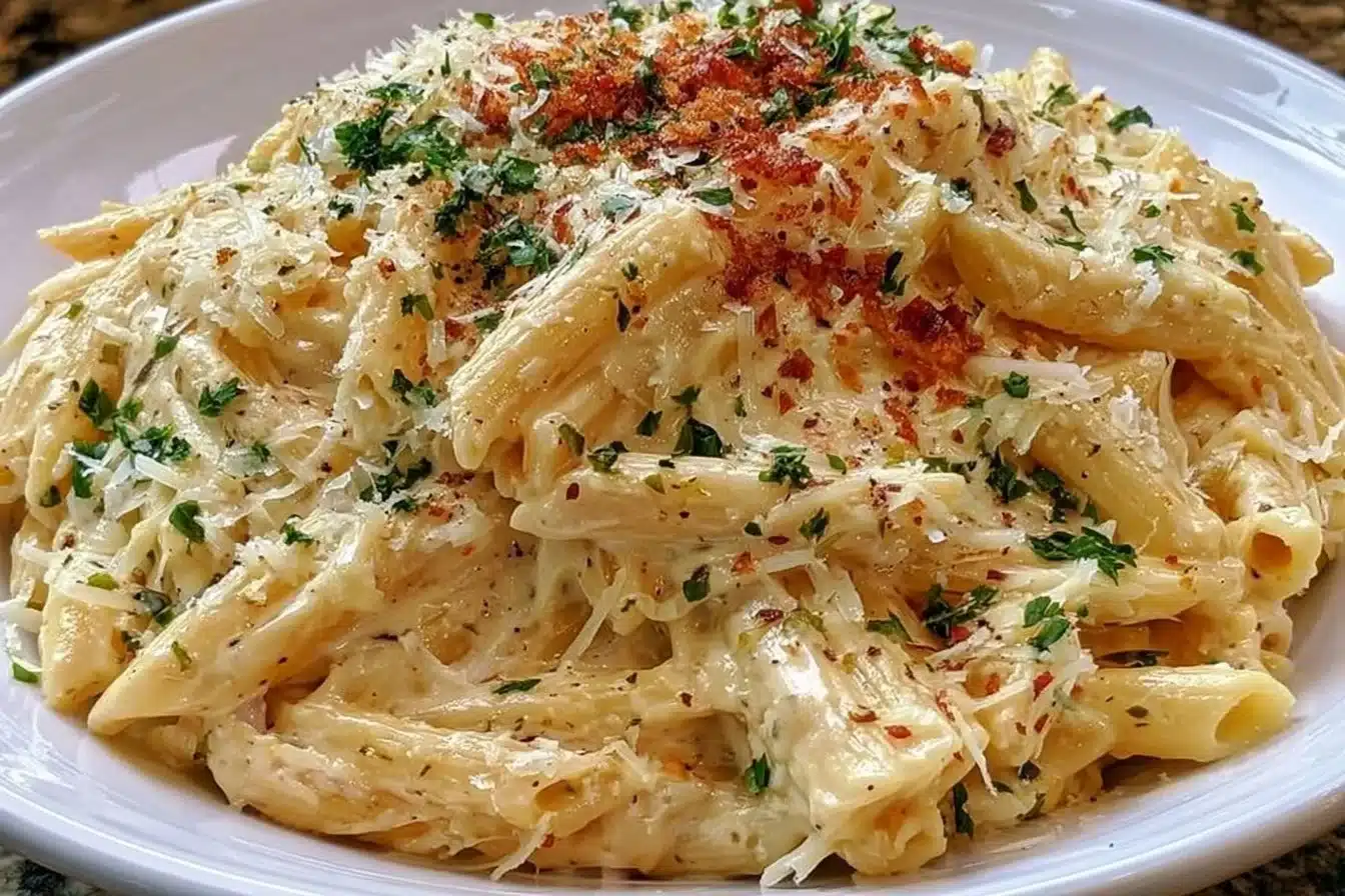 One Pot Creamy Garlic Pasta