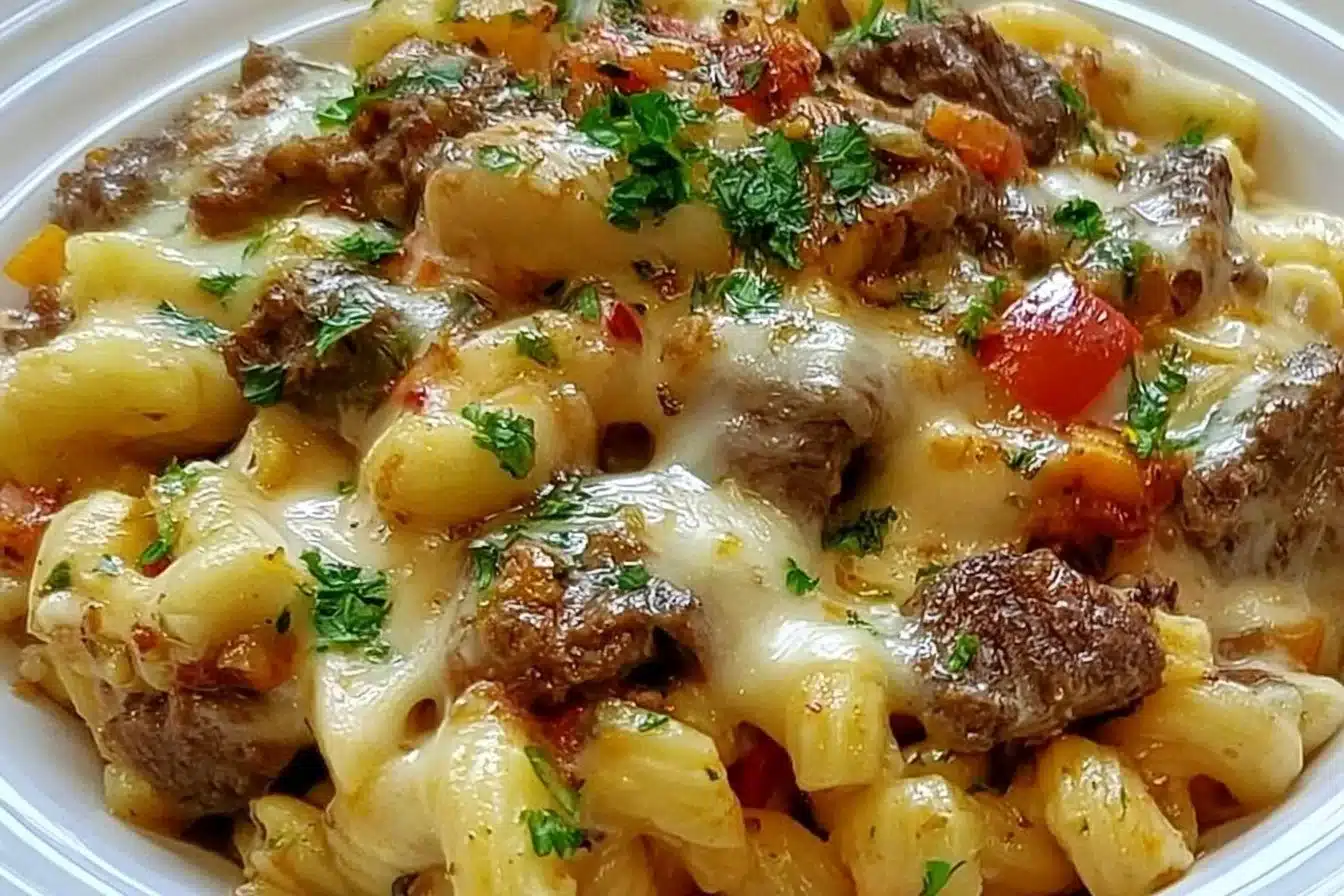 Philly Cheese Steak Pasta