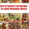 A bowl of hearty comfort food recipes for quick weeknight dinners.