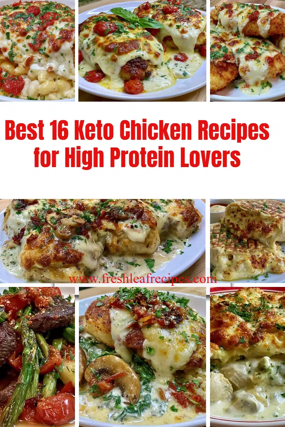 Keto Chicken dishes - Best 16 high protein recipes for healthy eating