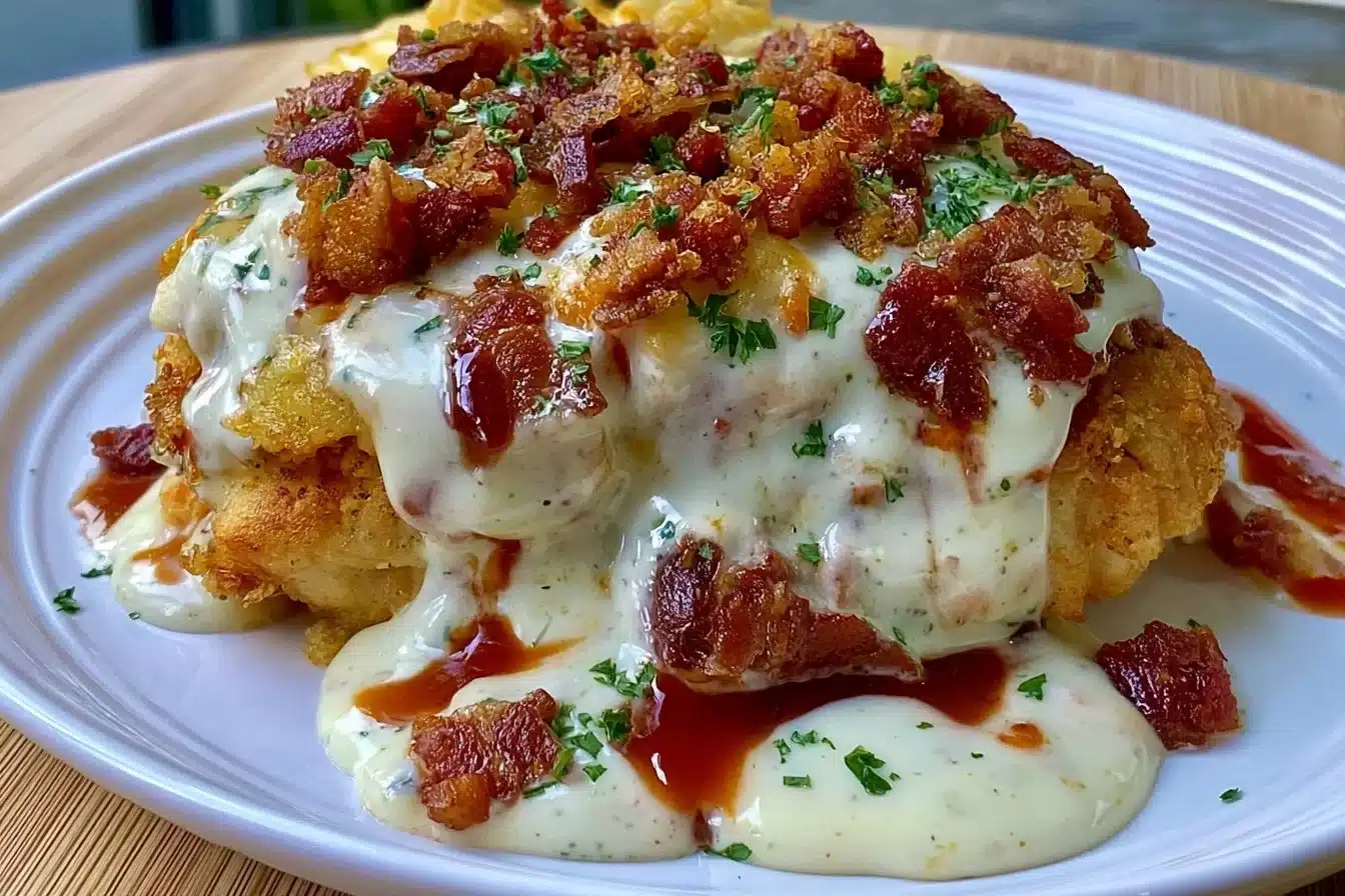 Keto BBQ Chicken Casserole