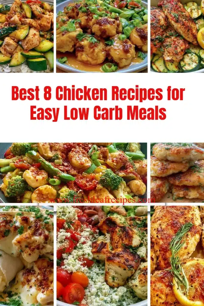 Delicious low carb chicken recipes for easy meals