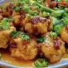 Delicious Low Carb Bang Bang Chicken served for a quick weeknight dinner