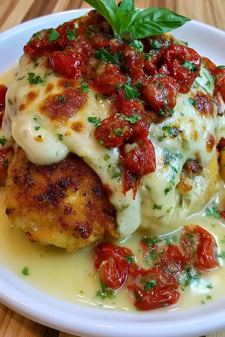 Delicious melt-in-your-mouth chicken served with herbs and spices.