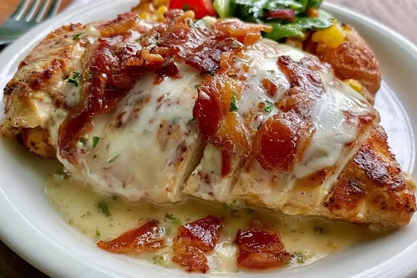 Delicious Alice Springs Chicken dish served with sides in a rustic setting